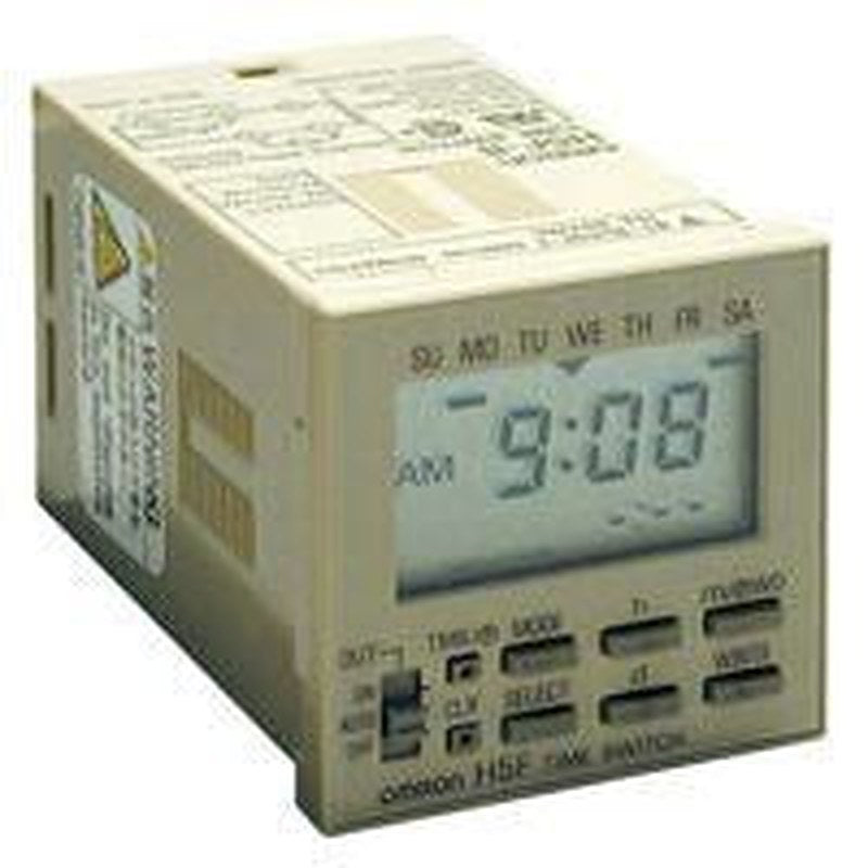 Omron H5F-B Series Panel Timer Relay, 1-Contact, 12 V 100V ac, 240 V ac, 24 h to 7 Days, 2-Function, SPST Switch