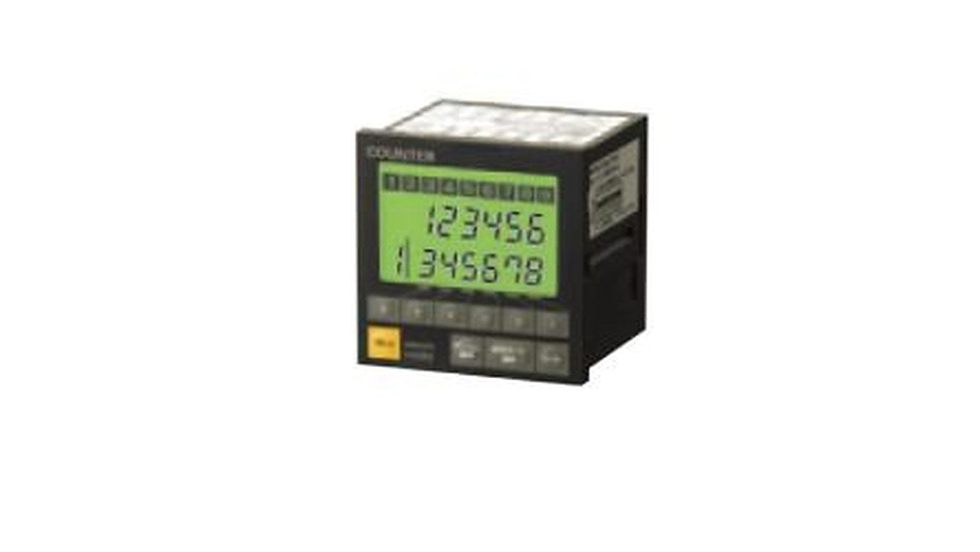 Omron H8BM TCP, Modbus, 6 Point Angled, Counter, 6 Digit LCD, 30 Hz 26.4V