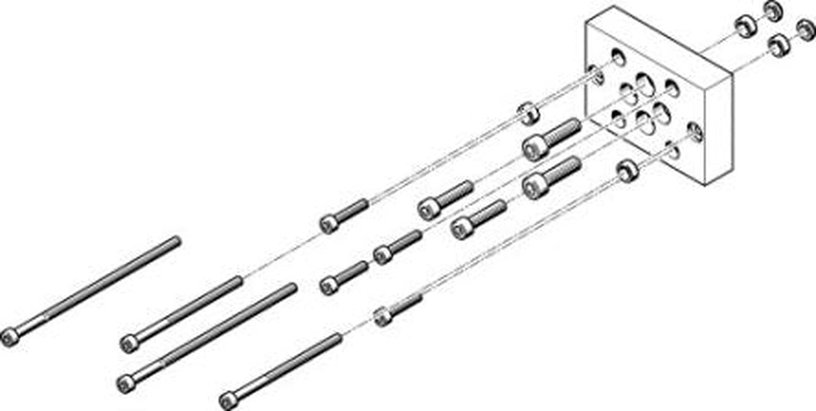 Festo Adapter Kit HAPB-38, For Use With Handling Modules