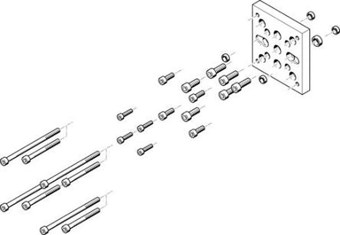 Festo Adapter Kit HAPB-39, For Use With Handling Modules