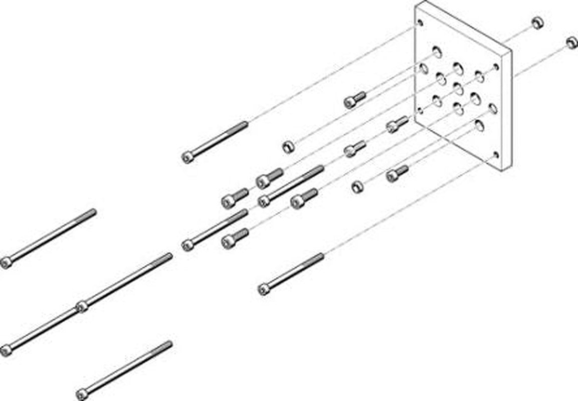 Festo Adapter Kit HAPB-40, For Use With Handling Modules