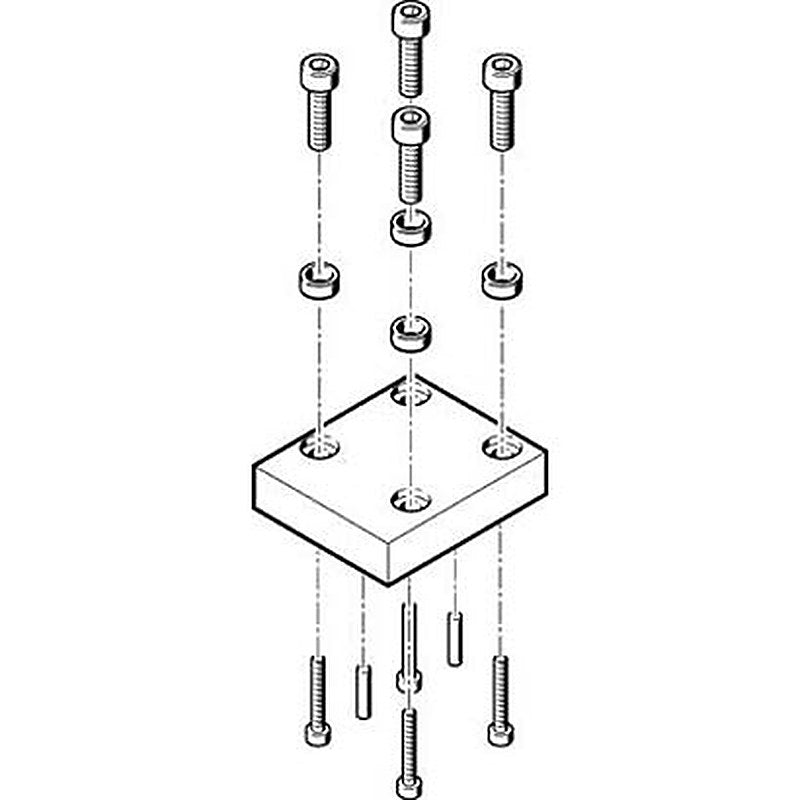Festo Adapter Kit HAPG-54, For Use With Pneumatic Cylinder & Actuator