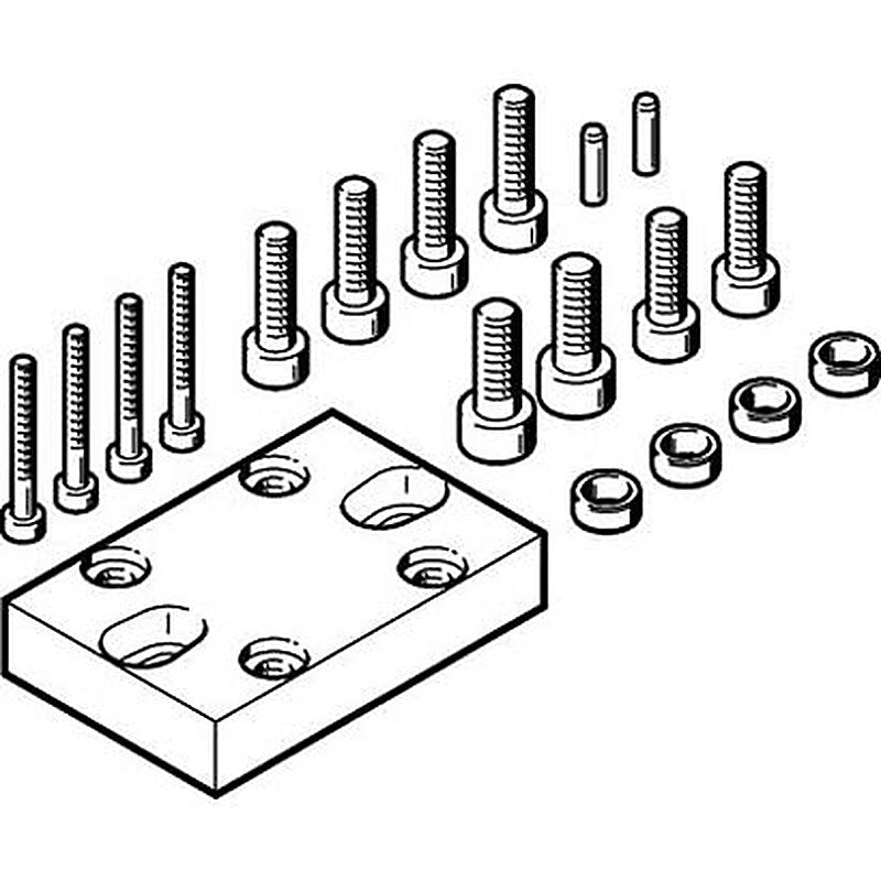 Festo Adapter Kit HAPG-55, For Use With Pneumatic grippers