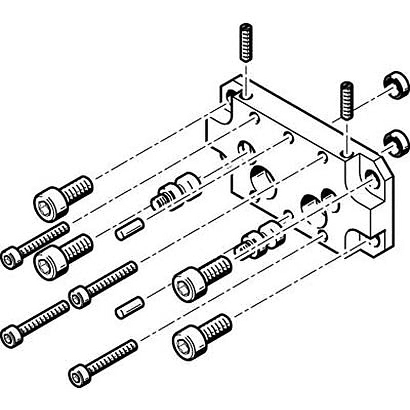 Festo Adapter Kit HAPG-58, For Use With Pneumatic Cylinder & Actuator