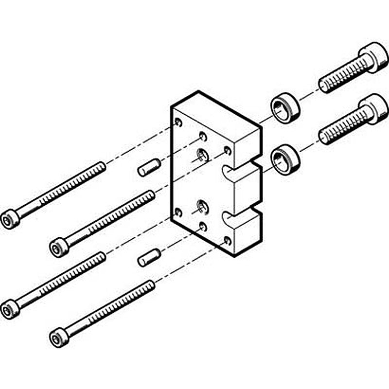 Festo Adapter Kit HAPG-73, For Use With Pneumatic Cylinder & Actuator