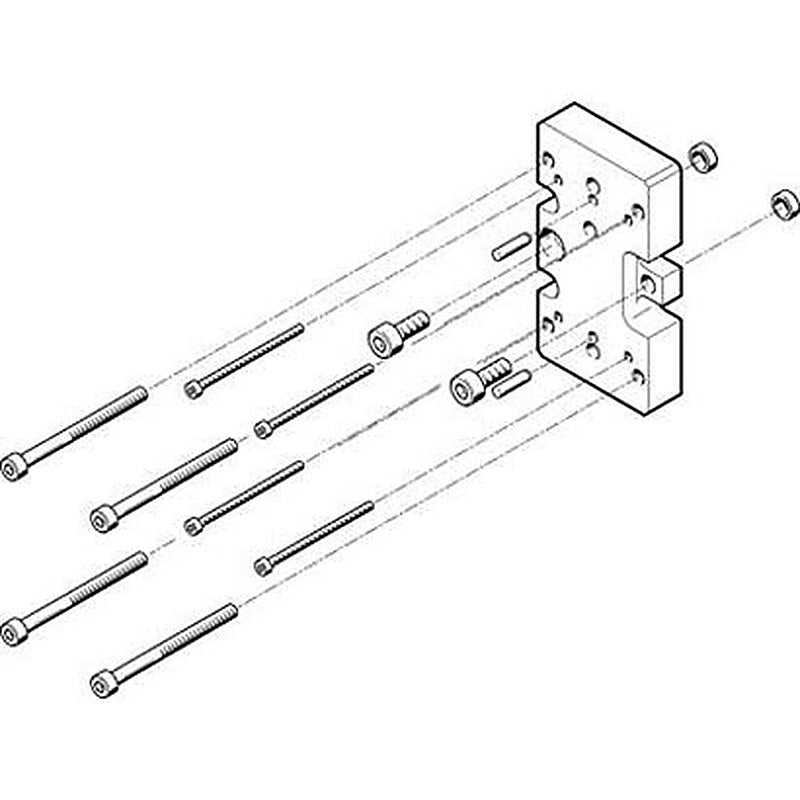 Festo Adapter Kit HAPG-75, For Use With Pneumatic Cylinder & Actuator
