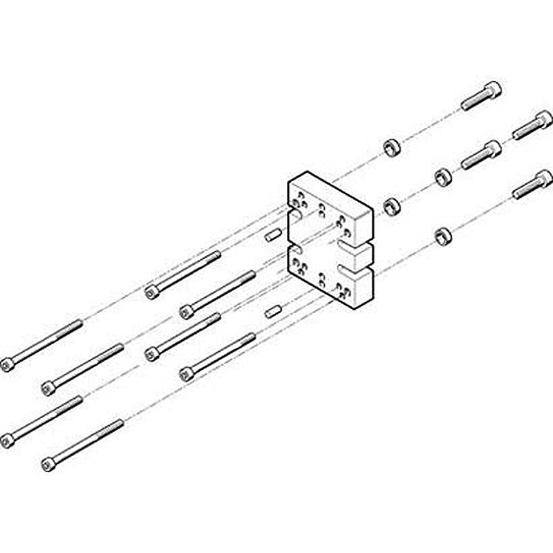 Festo Adapter Kit HAPG-78, For Use With Pneumatic Cylinder & Actuator