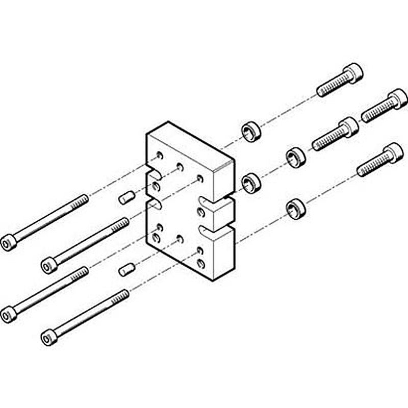 Festo Adapter Kit HAPG-82, For Use With Pneumatic Cylinder & Actuator