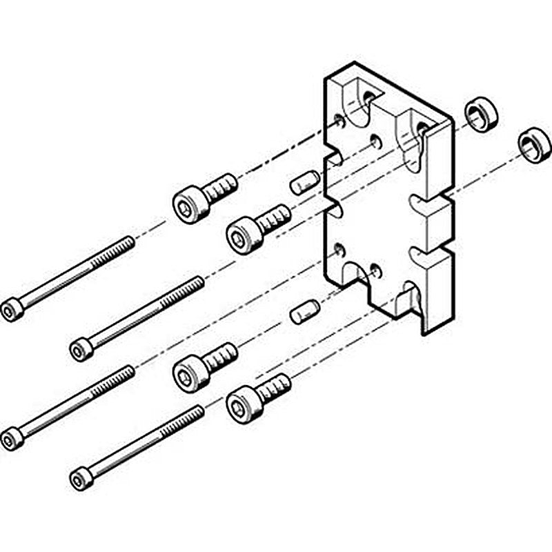 Festo Adapter Kit HAPG-83, For Use With Pneumatic Cylinder & Actuator