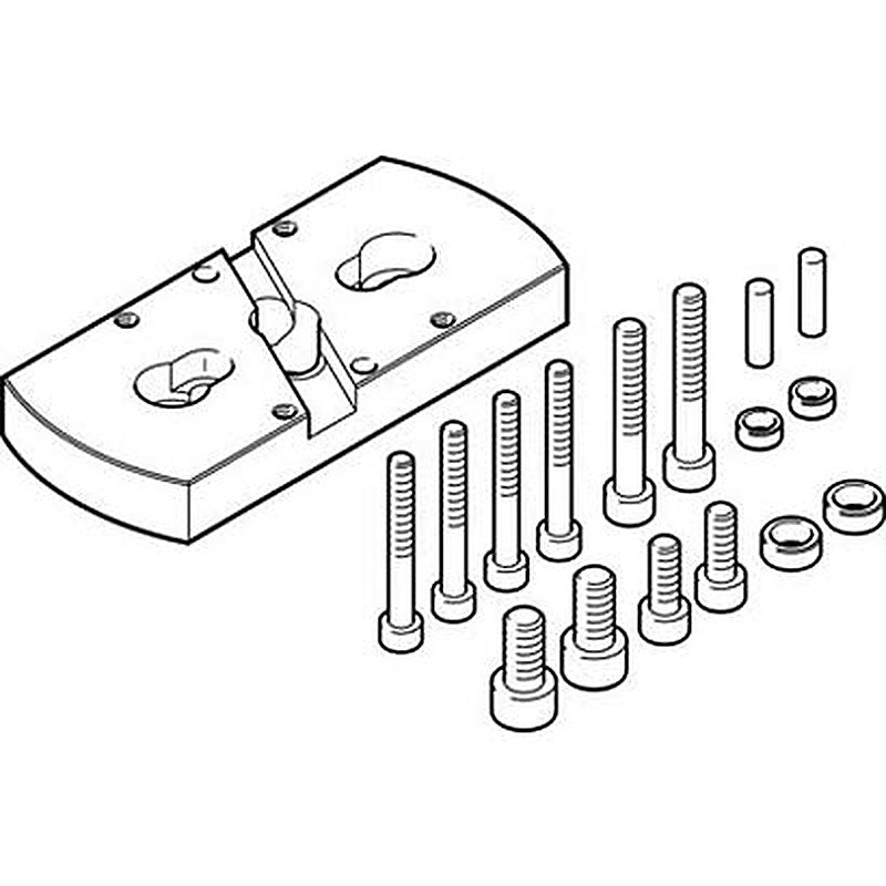 Festo Adapter Kit HAPG-SD2-18, For Use With Pneumatic Cylinder & Actuator
