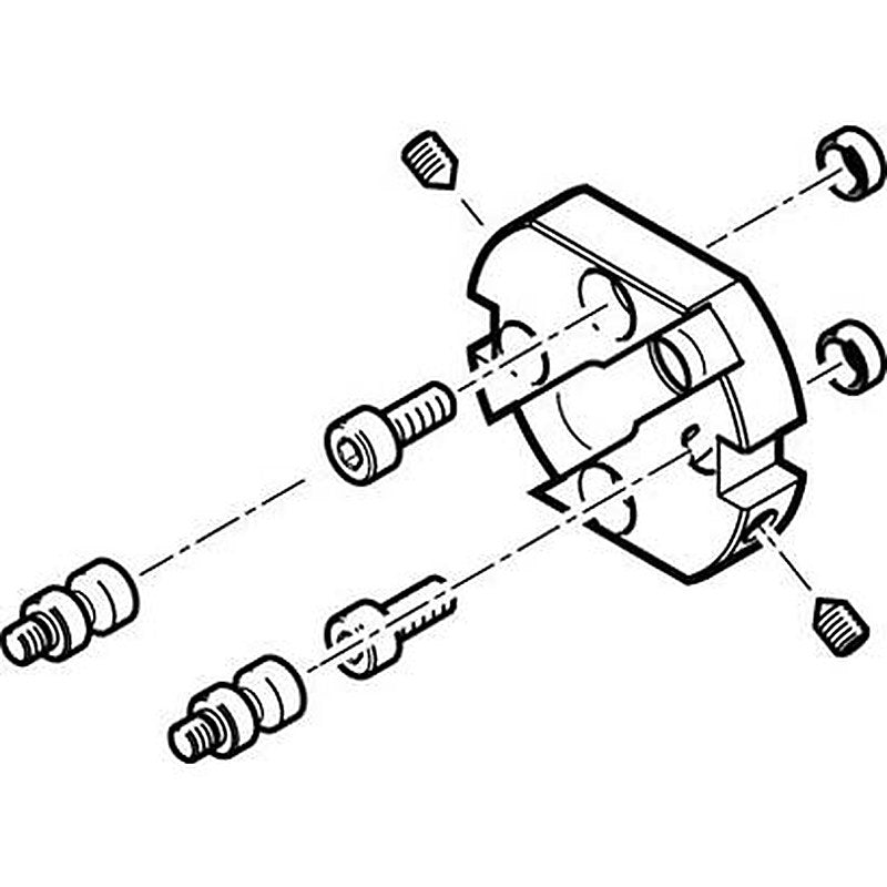 Festo Adapter Kit HAPG-SD2-2, For Use With Pneumatic Cylinder & Actuator