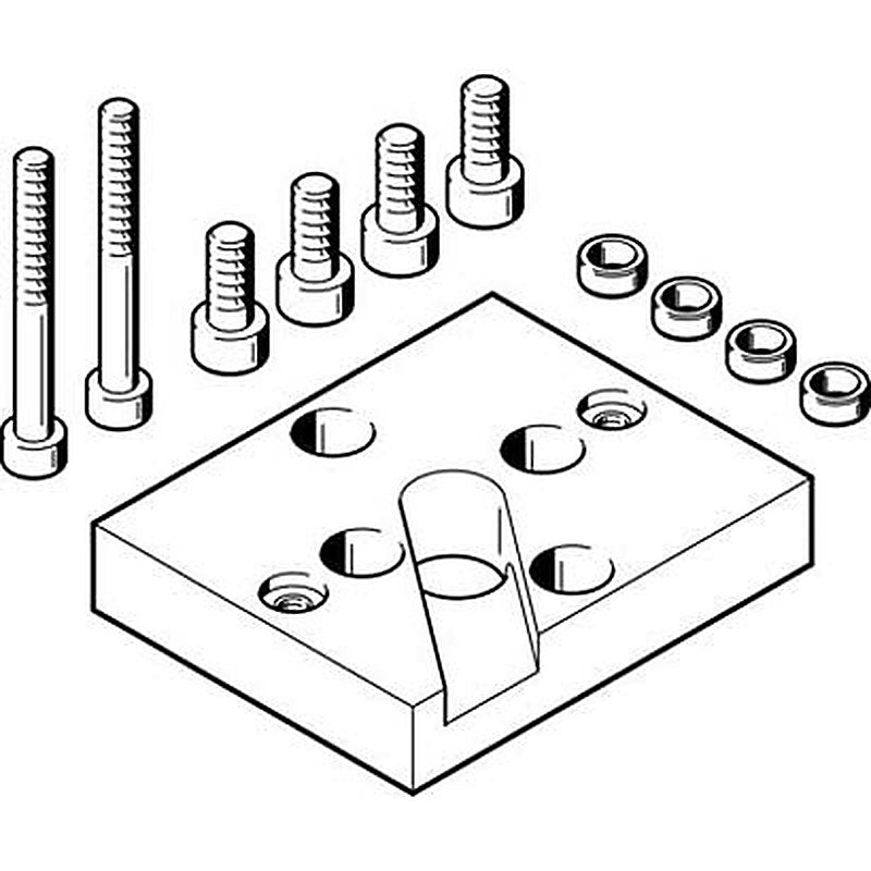 Festo Adapter Kit HAPG-SD2-29, For Use With Pneumatic Cylinder & Actuator