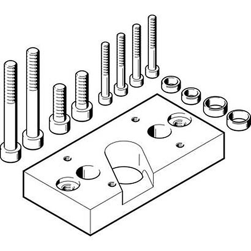 Festo Adapter Kit HAPG-SD2-30, For Use With Pneumatic Cylinder & Actuator