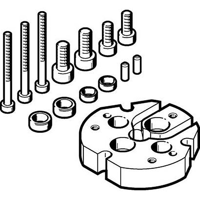 Festo Adapter Kit HAPG-SD2-32, For Use With Pneumatic Cylinder & Actuator