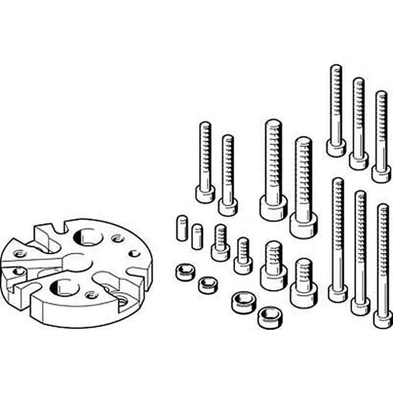 Festo Adapter Kit HAPG-SD2-34, For Use With Pneumatic Cylinder & Actuator
