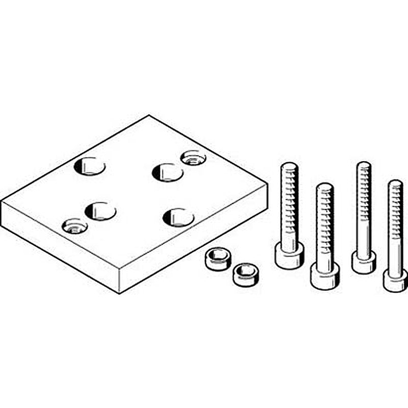 Festo Adapter Kit HAPG-SD2-46, For Use With Pneumatic Cylinder & Actuator