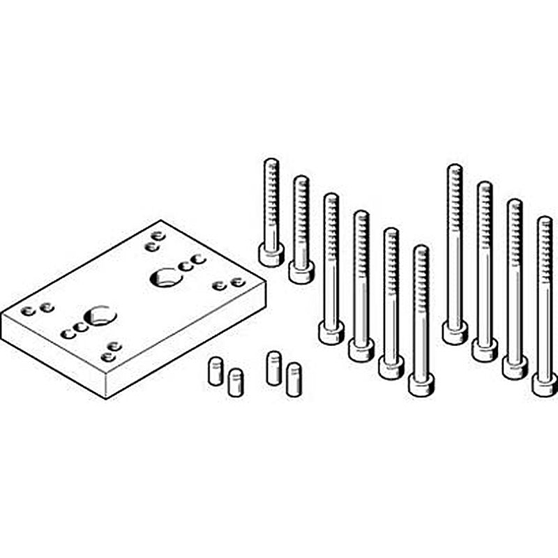 Festo Adapter Kit HAPG-SD2-48, For Use With Pneumatic grippers