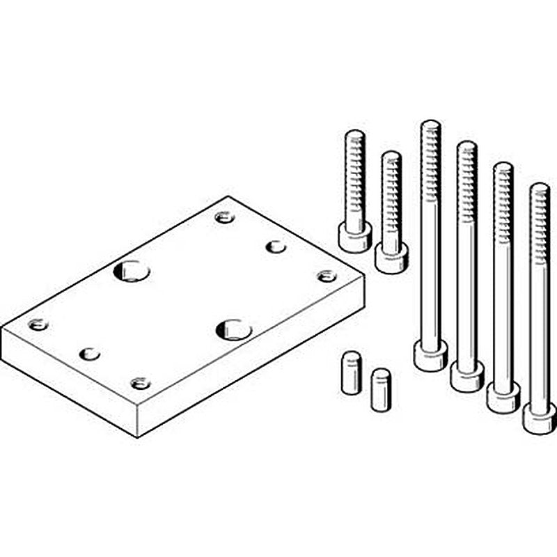 Festo Adapter Kit HAPG-SD2-49, For Use With Pneumatic Cylinder & Actuator