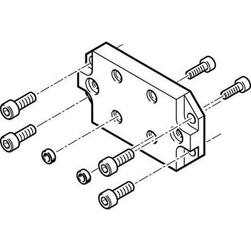 Festo Adapter Kit HAPS-4, For Use With Pneumatic Cylinder & Actuator