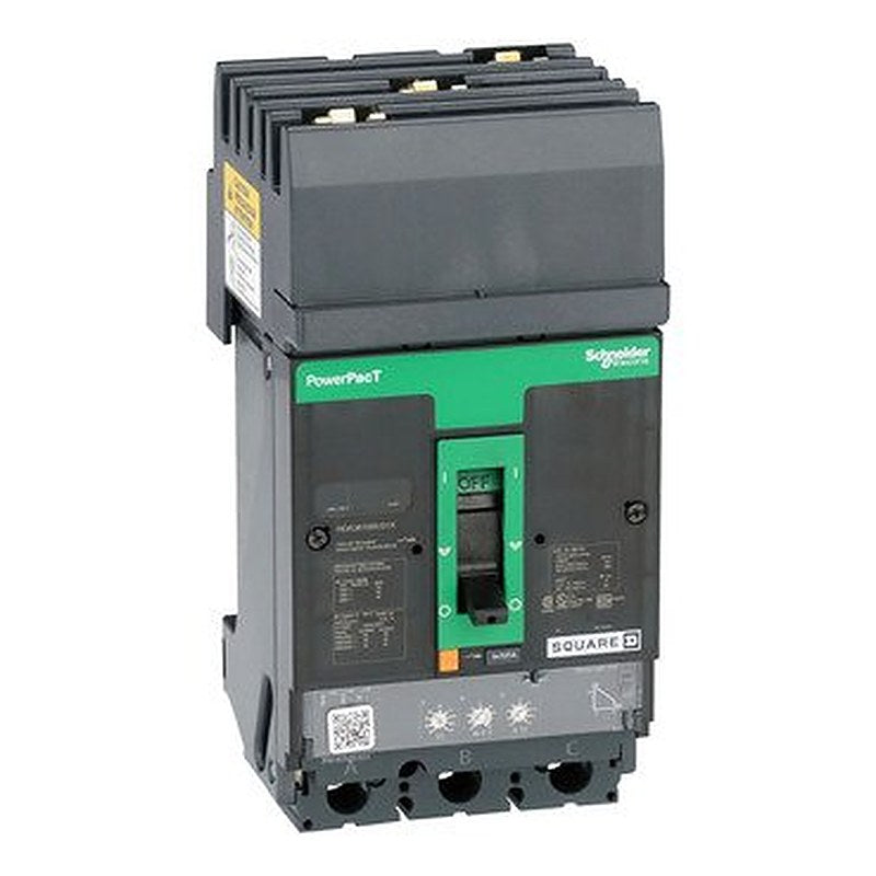 Circuit breaker, PowerPacT H, 100A, 3 pole, 600VAC, 14kA, I-Line, Micrologic 3.2, 80%, ABC (Circuit breaker PowerPacT H) is a Schneider Electric product. Designed for reliable performance and long service life. Available across Iraq — contact us for pricing and delivery options.