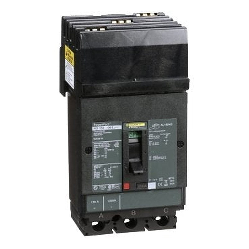Circuit breaker, PowerPacT H, 110A, 3 pole, 600VAC, 14kA, I-Line, thermal magnetic, 80%, ABC (Circuit breaker PowerPacT H) is a Schneider Electric product. Designed for reliable performance and long service life. Available across Iraq — contact us for pricing and delivery options.