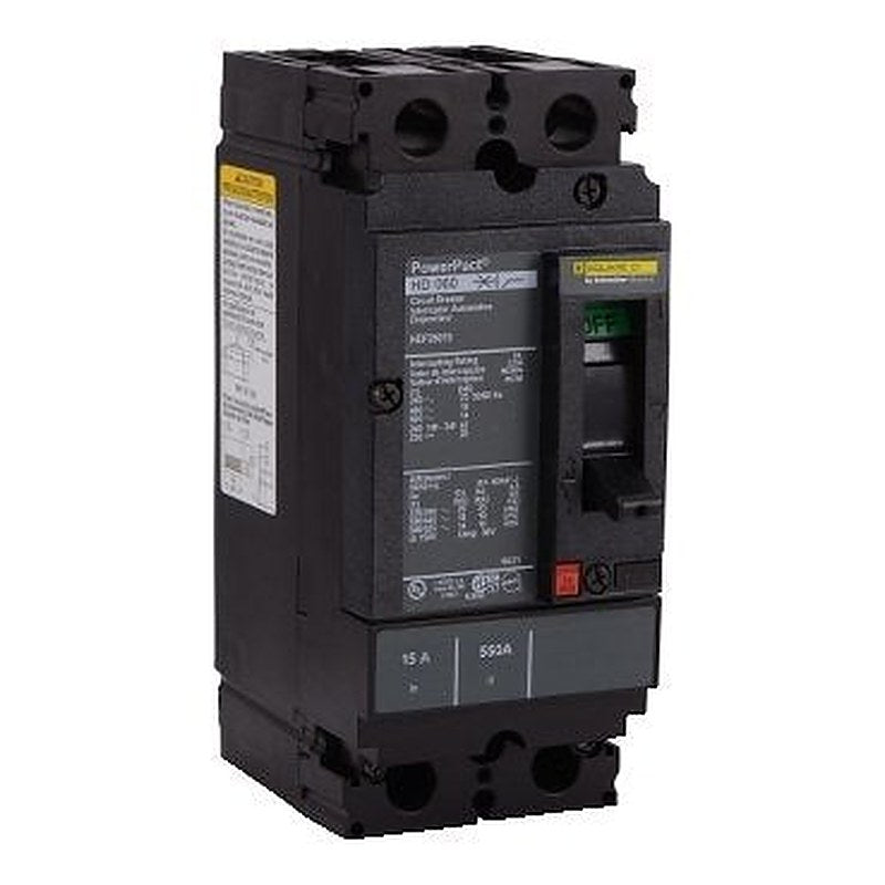Circuit breaker, PowerPacT H, 125A, 2 pole, 600VAC, 14kA, busbar, thermal magnetic, 80% (Circuit breaker PowerPacT H) is a Schneider Electric product. Designed for reliable performance and long service life. Available across Iraq — contact us for pricing and delivery options.