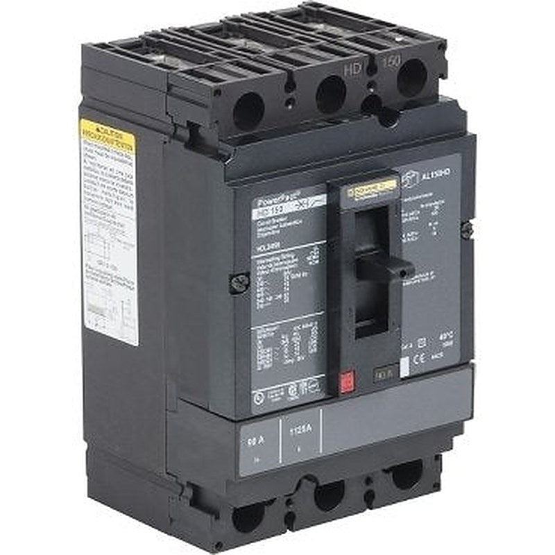 Circuit breaker, PowerPacT H, 90A, 3 pole, 600VAC, 14kA, lugs, thermal magnetic, 100% (Circuit breaker PowerPacT H) is a Schneider Electric product. Designed for reliable performance and long service life. Available across Iraq — contact us for pricing and delivery options.