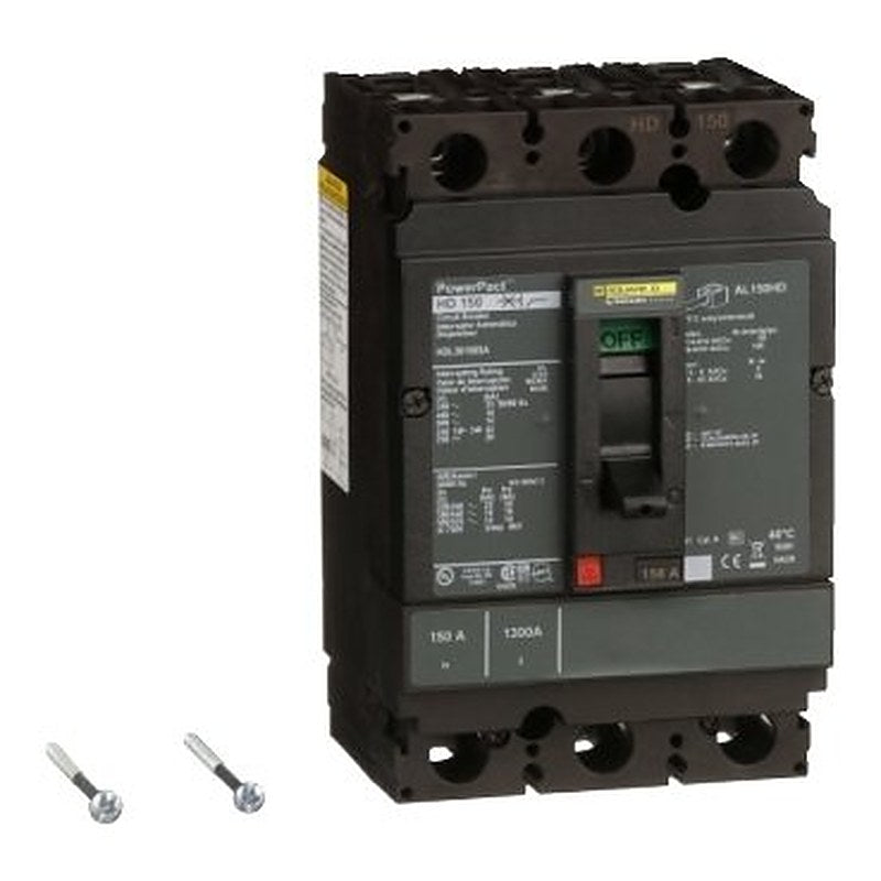 Circuit breaker, PowerPacT H, 150A, 3 pole, 600VAC, 14kA, lugs, thermal magnetic, 80%, shunt (Circuit breaker PowerPacT H) is a Schneider Electric product. Designed for reliable performance and long service life. Available across Iraq — contact us for pricing and delivery options.
