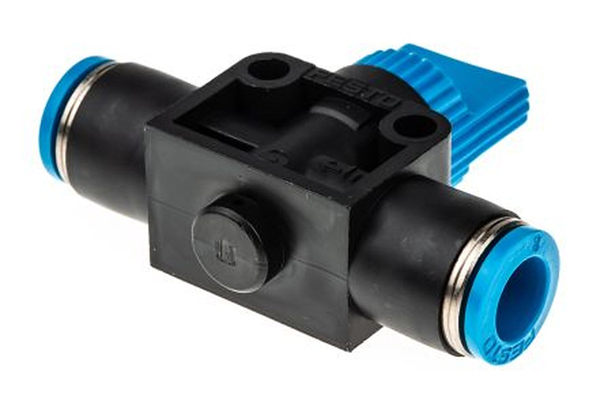 Festo HE Series Pneumatic Manual Control Valve, 153468, Inlet Male/Female, Outlet Male/Female