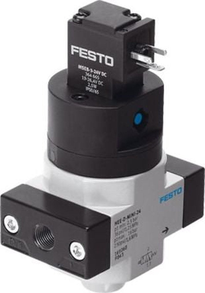 Festo Locking Shut-Off Valve Pneumatic Manual Control Valve HEE Series, G G 3/8, 165074