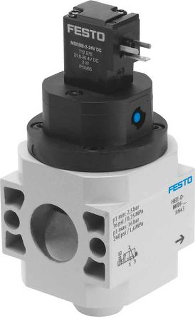 Festo Pneumatic Manual Control Valve HEE Series, G G 1/4, 172959