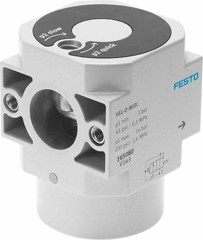 Festo Manual Pneumatic Manual Control Valve HEL Series, G G 3/8, 170690