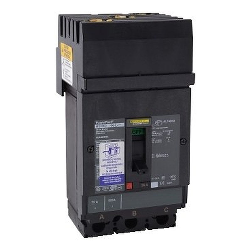 Circuit breaker, PowerPacT H, 30A, 3 pole, 600VAC, 18kA, I-Line, thermal magnetic, 80%, CBA (Circuit breaker PowerPacT H) is a Schneider Electric product. Designed for reliable performance and long service life. Available across Iraq — contact us for pricing and delivery options.