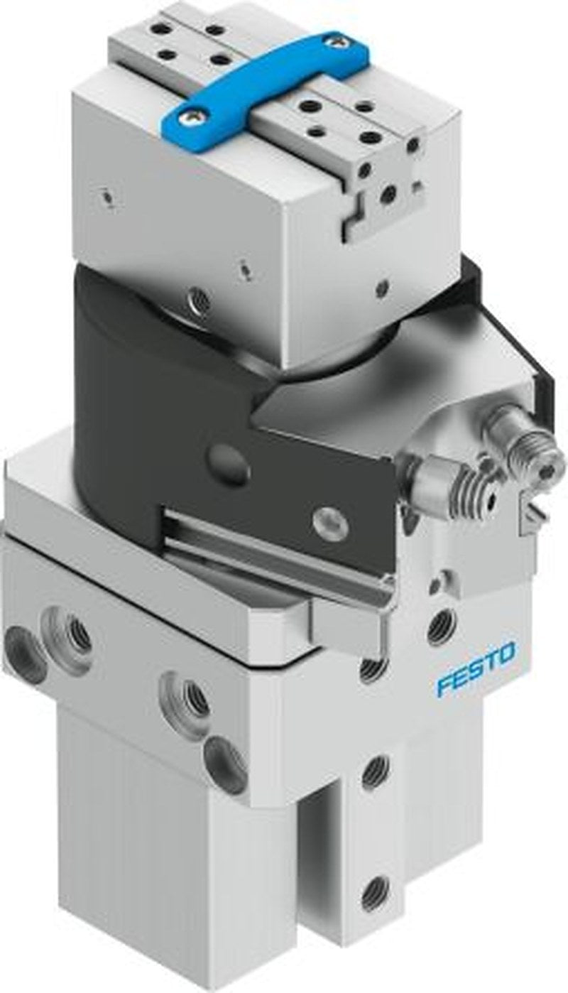 Festo 2 Finger Double Acting Action Pneumatic Gripper, HGDS-PP-12-P-A-B, Parallel Gripping Type