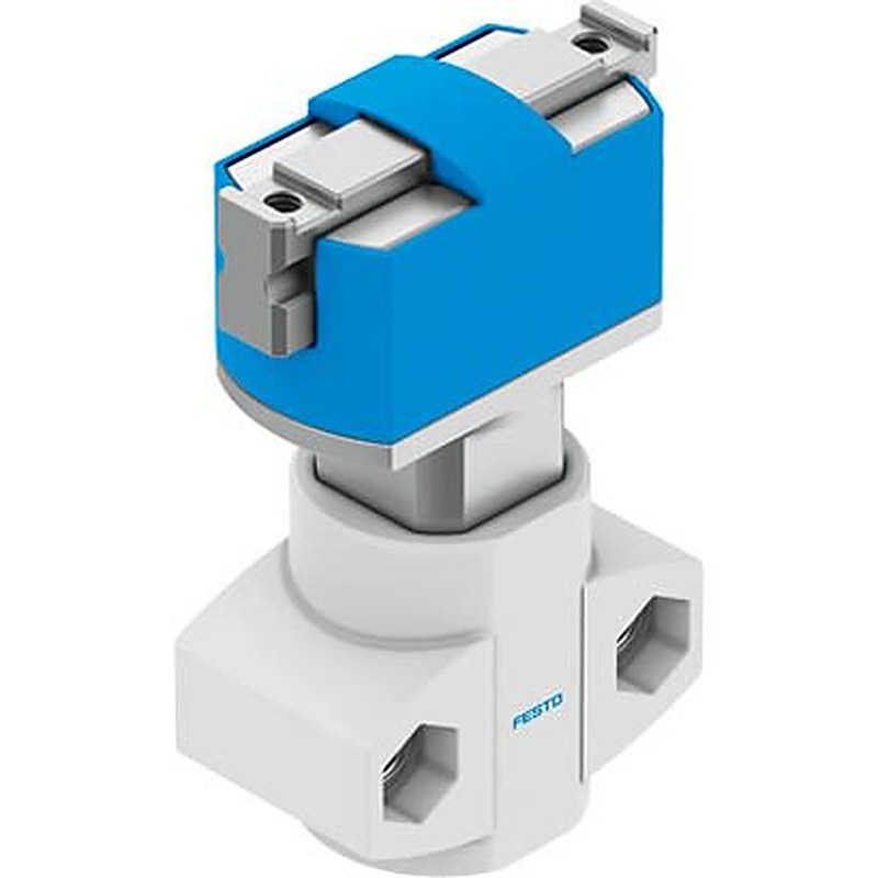 Festo 2 Finger Single Acting Action Pneumatic Gripper, HGPM-12-EO-G6, Parallel Gripping Type
