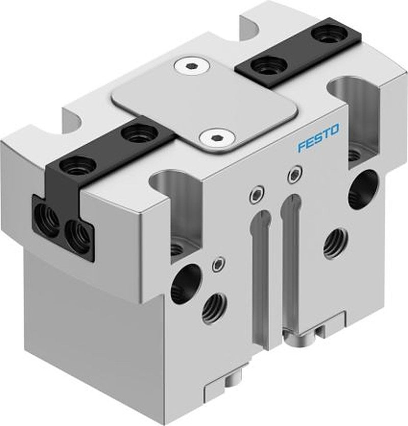 Festo 2 Finger Double Acting Action Pneumatic Gripper, HGPT-20-A-B-G2, Parallel Gripping Type