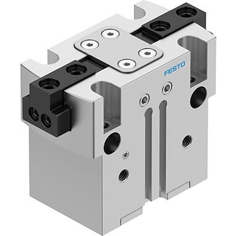 Festo 2 Finger Double Acting Action Pneumatic Gripper, HGPT-25-A-B-F-G1, Parallel Gripping Type