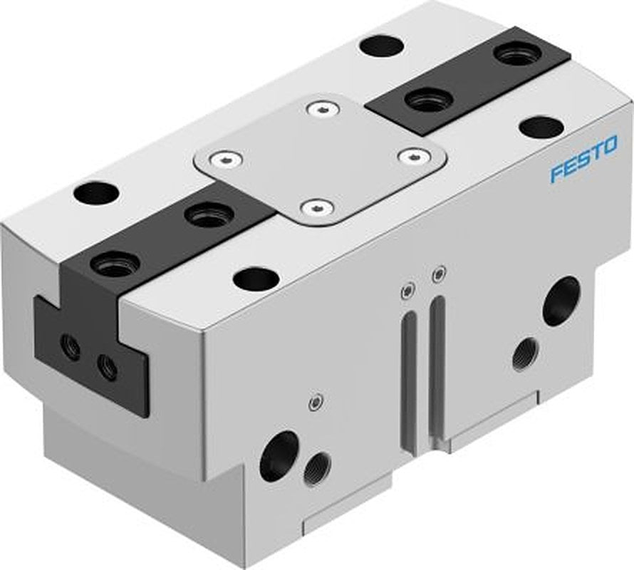 Festo 2 Finger Double Acting Action Pneumatic Gripper, HGPT-63-A-B, Parallel Gripping Type