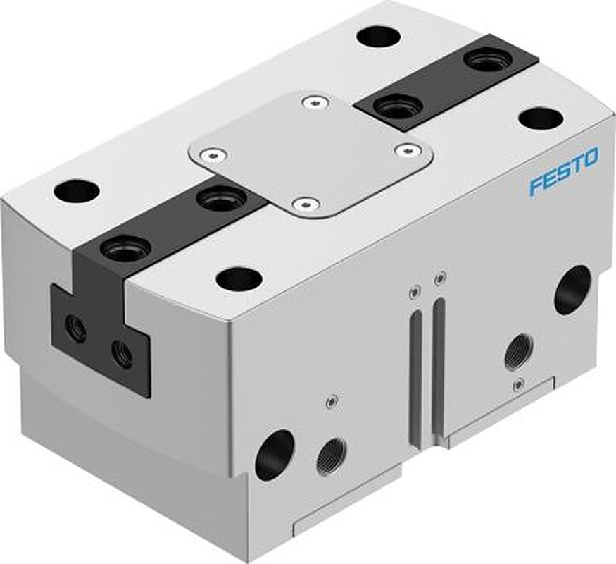 Festo 2 Finger Double Acting Action Pneumatic Gripper, HGPT-80-A-B, Parallel Gripping Type