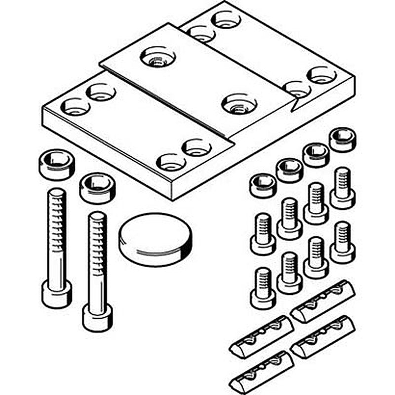 Festo Adapter Kit HMSV-45, For Use With Pneumatic Cylinder & Actuator