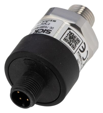SICK PBT Series Pressure Sensor, Voltage Output 0 bar 10 bar, Gauge Reading