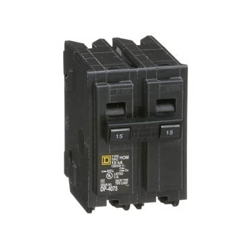 Mini circuit breaker, Homeline, 15A, 2 pole, 120/240VAC, 10kA AIR, standard type, plug in, UL (Mini circuit breaker Homeline) is a Schneider Electric product. Designed for reliable performance and long service life. Available across Iraq — contact us for pricing and delivery options.