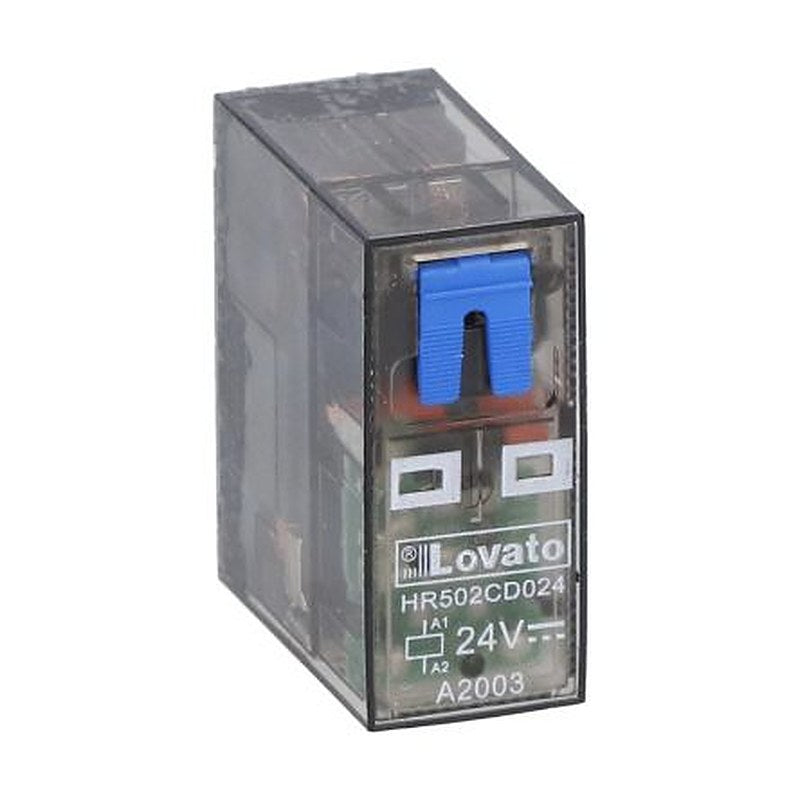 Lovato PCB Non-Latching Relay, 24V dc Coil, 8A Switching Current, DPDT