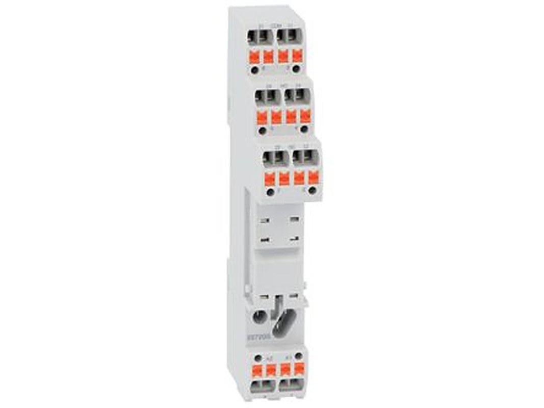 Lovato HR 4kV DIN Rail Relay Socket, for use with HR SERIES