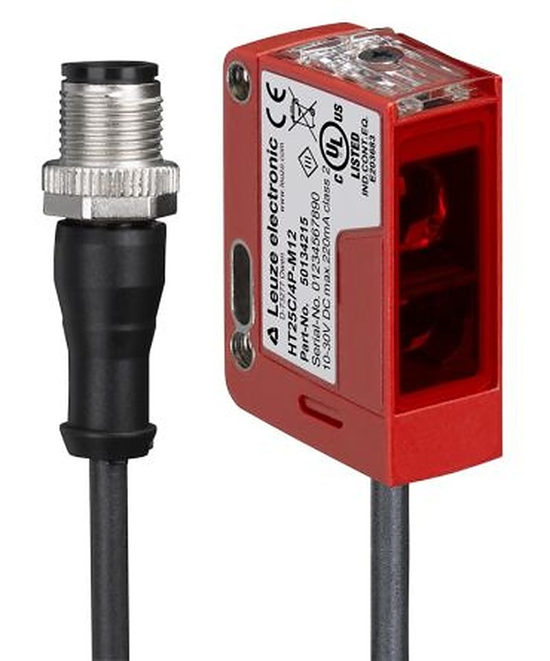 Leuze Diffuse Reflection Photoelectric Sensor, Rectangular Sensor