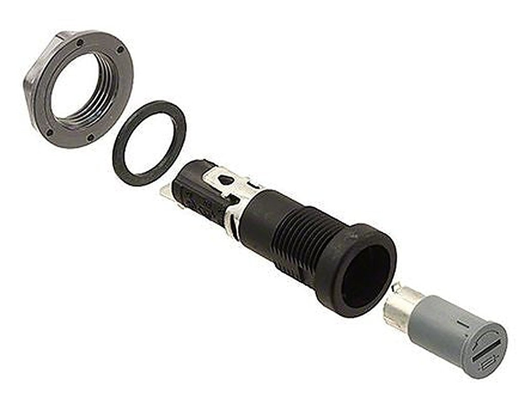 Eaton 20A Panel Mount Fuse Holder, 1P-Pole for A2 British standard, 250V ac