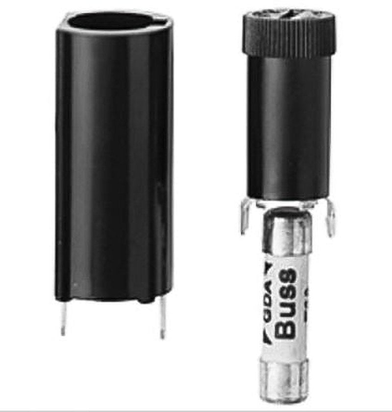 Eaton 10A PCB Mount Fuse Holder, 1P-Pole for 5 x 20 mm, 250V ac