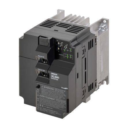Omron Variable Speed Drive, 0.75 kW, 3 Phase, M1 Series 400V ac 2.1 A