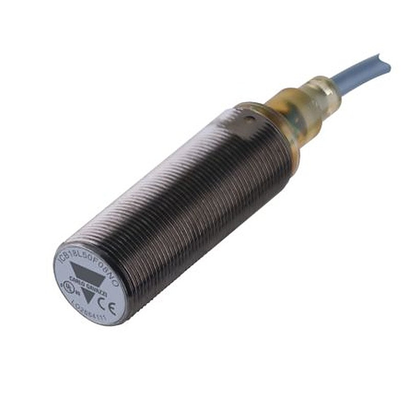 Carlo Gavazzi ICB18L50F05PC Threaded Barrel Inductive Proximity Sensor, M18 PNP ICB18 36V dc 5 mm 36 V dc 200mA