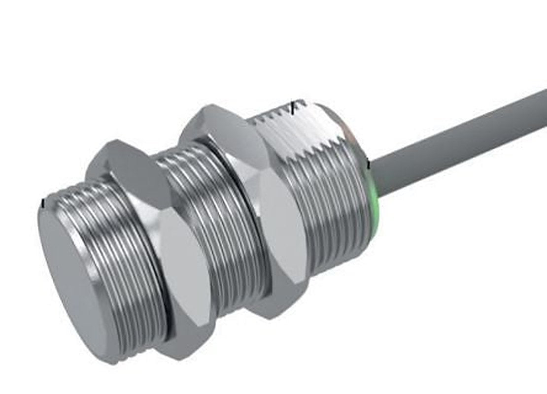 Carlo Gavazzi ICB18L50F08A2IO Threaded Barrel Inductive Proximity Sensor, M18 x 1 PNP ICB 36V ac 8 mm 36 V dc 200mA